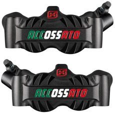 RADIAL BRAKE CALIPER ACCOSSATO PZ007 FORGED MONOBLOCK 100 MM DISTANCE WITH PISTONS IN ALUMINIUM