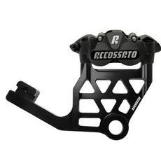 RADIAL BRAKE CALIPER KIT REAR + BRAKE FLANGE ACCOSSATO KITA33 FOR HARLEY DAVIDSON TOURING