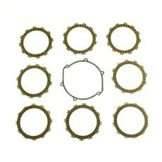 FRICTION PLATES KIT WITH CLUTCH COVER GASKET ATHENA P40230010