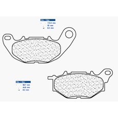 ZAVORNE OBLOGE CL BRAKES 3114 MSC