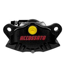 REAR AXIAL BRAKE 2P CALIPER ACCOSSATO PZ016 CNC-MADE WITH 84 MM DISTANCE
