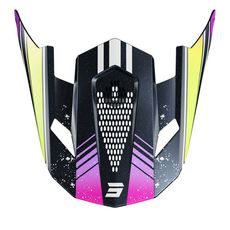 HELMET PEAK SHOT LITE RACING A05-21OA-B01-P01 BLUE / NEON YELLO PEARLY