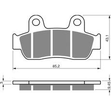 ZAVORNE OBLOGE GOLDFREN 350 AD OFF-ROAD FRONT
