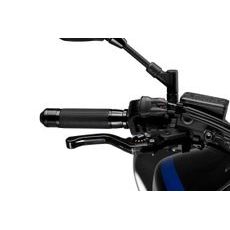 BRAKE LEVER WITHOUT ADAPTER PUIG 3.0 130NN KRATKA (SHORT) BLACK/BLACK