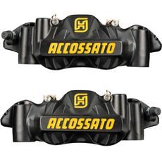 RADIAL BRAKE CALIPER ACCOSSATO PZ004 FORGED MONOBLOCK 108 MM DISTANCE WITH PISTONS IN ALUMINIUM