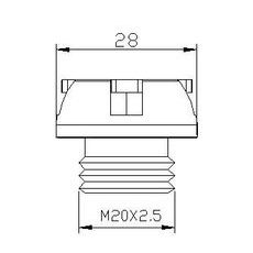PLUG OIL CAP PUIG 6156V ZELENA M19X2,5