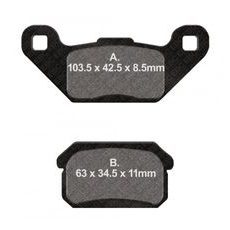 ZAVORNE OBLOGE EBC FA431TT