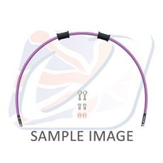 SET ZADNJIH ZAVORNIH CEVI VENHILL POWERHOSEPLUS YAM-6005RS-PU (1 CEV V KOMPLETU) PURPLE HOSES, STAINLESS STEEL FITTINGS