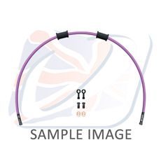 SET ZADNJIH ZAVORNIH CEVI VENHILL POWERHOSEPLUS YAM-6005RB-PU (1 CEV V KOMPLETU) PURPLE HOSES, BLACK FITTINGS