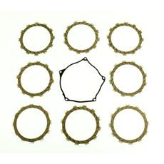 FRICTION PLATES KIT WITH CLUTCH COVER GASKET ATHENA P40230081