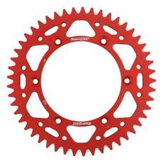 REAR ALU SPROCKET SUPERSPROX RAL-1512:49-RED RDEČ 49T, 520