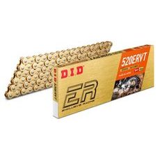 ENDURO TEKMOVALNA VERIGA DID D.I.D CHAIN 520ERVT 1920 ČLENOV ZLATA/ZLATA