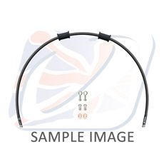 SET ZADNJIH ZAVORNIH CEVI VENHILL POWERHOSEPLUS SUZ-7011RS-BK (1 CEV V KOMPLETU) BLACK HOSES, STAINLESS STEEL FITTINGS