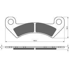 ZAVORNE OBLOGE GOLDFREN 347 S33 OFF-ROAD FRONT