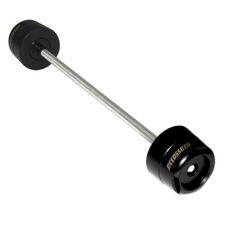 REAR FORK PROTECTION ACCOSSATO PP079 ALUMINIUM AND PLASTIC MATERIAL ČRNA