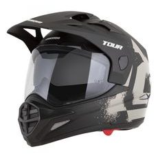 MOTOCROSS HELMET CASSIDA TOUR 2.0 CREW BLACK MATT/SAND XS