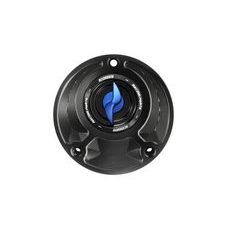 TANK FILLER CAP ACCOSSATO FC124 FOR YAMAHA MOTORBIKES WITH QUICK RELEASE MACHINED FROM BILLET ALUMINIUM ČRN