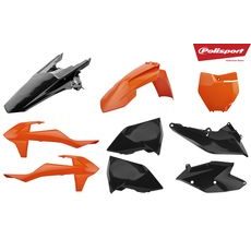 SET PLASTIK POLISPORT 90834 ORANGE/BLACK