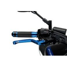 BRAKE LEVER WITHOUT ADAPTER PUIG 3.0 120AN DOLGA (LONG) BLUE/BLACK