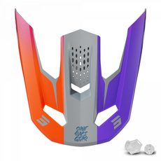 HELMET PEAK SHOT SPEED SIDE A04-21OB-D02-P01 PURPLE MATT