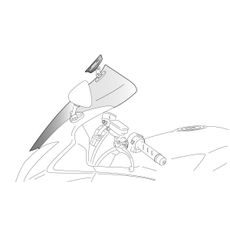 WINDSCREEN PUIG TOURING WITH VISOR 5908H SMOKE