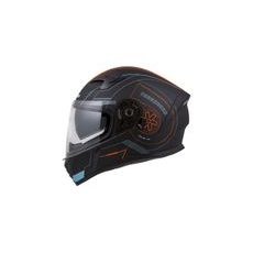 FULL FACE HELMET CASSIDA INTEGRAL 3.0 TURBOHEAD BLACK MATT/ ORANGE/ BLUE (GULF STYLE) XS