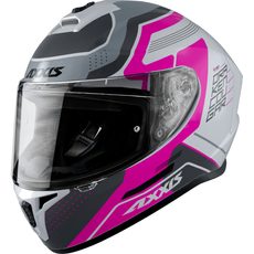 FULL FACE helmet AXXIS DRAKEN ABS cougar a8 gloss fluor pink XXL