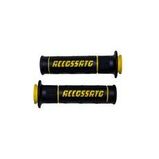 PAIR OF STREET GRIPS ACCOSSATO GR011 ČRNA WITH ACCOSSATO SIGN
