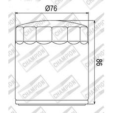 OLJNI FILTER CHAMPION COF074C 100609735