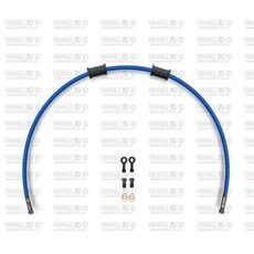 SET ZADNJIH ZAVORNIH CEVI VENHILL POWERHOSEPLUS KAW-6012RB-SB (1 CEV V KOMPLETU) SOLID BLUE HOSES, BLACK FITTINGS