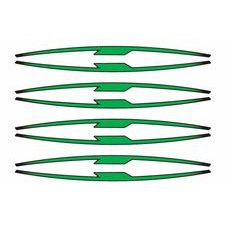 RIM STRIP PUIG 21833V ZELENA SET OF 8 RIM STRIPS