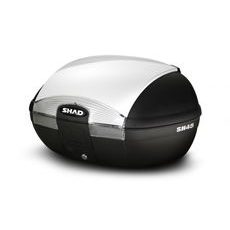 KOVČEK ( TOP CASE ) Z BARNO ZGORNJO PLOŠČO SHAD SH45 BELA