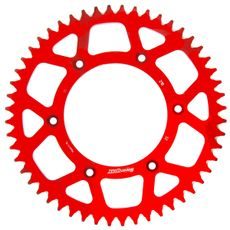 REAR ALU SPROCKET SUPERSPROX RAL-210:52-RED RDEČ 52T, 520