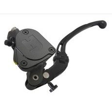 RADIAL CLUTCH MASTER CYLINDER ACCOSSATO PK025 16 X 16 WITH INTEGRATED FLUID RESERVOIR AND BLACK FOLDING LEVER (NUT+LEVER)