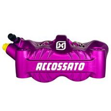 RADIAL BRAKE CALIPER ACCOSSATO PZ007 FORGED MONOBLOCK 100 MM DISTANCE WITH PISTONS IN ALUMINIUM