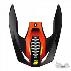HELMET PEAK SHOT FURIOUS KID ROCKET A04-21OC-DK1-P01 NEON YELLOW GLOSSY