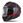 Full face helmet CASSIDA Modulo 2.0 Profile matt black/ grey/ red 2XL