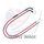 Throttle cables (pair) Venhill H02-4-122-RD featherlight rdeč
