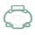 Cylinder base gasket ATHENA S410480006034 0.3 mm