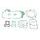 Celoten set tesnil za motor ATHENA P400485850186