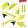 Set plastik POLISPORT 90744 Flo yellow