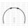 Set zadnjih zavornih cevi Venhill POWERHOSEPLUS SUZ-10003R (1 cev v kompletu) Clear hoses, chromed fittings