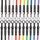 Set zadnjih zavornih cevi Venhill POWERHOSEPLUS YAM-6014RB (1 cev v kompletu) Clear hoses, black fittings