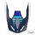 Helmet peak SHOT FURIOUS STADIUM A04-21OC-A02-P01 blue glossy