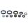 Set tesnil motorja za olje (Engine Oil Seals Kit) ATHENA P400250400016