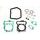 TOPEND set tesnil za motor ATHENA P400210600184
