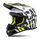 Motocross Helmet CASSIDA CROSS CUP SONIC JUNIOR black / white / fluo yellow / grey