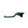 Clutch Lever ACCOSSATO fixed CNC-worked aluminium, green