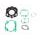 TOPEND set tesnil za motor ATHENA P400250600124
