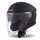 Jet helmet CASSIDA JET TECH black matt / violet logos S